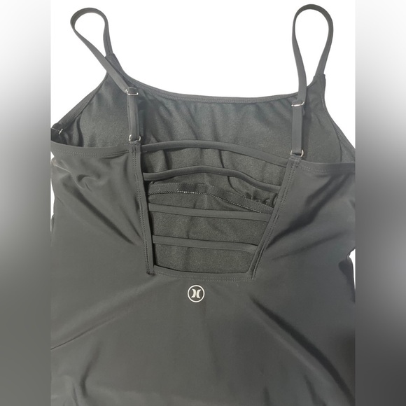 Hurley Womens Black One Piece Swimsuit Size: XXL Strappy Back NWT Swimwear - Picture 11 of 16